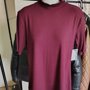 Nine West Burgundy Blouse